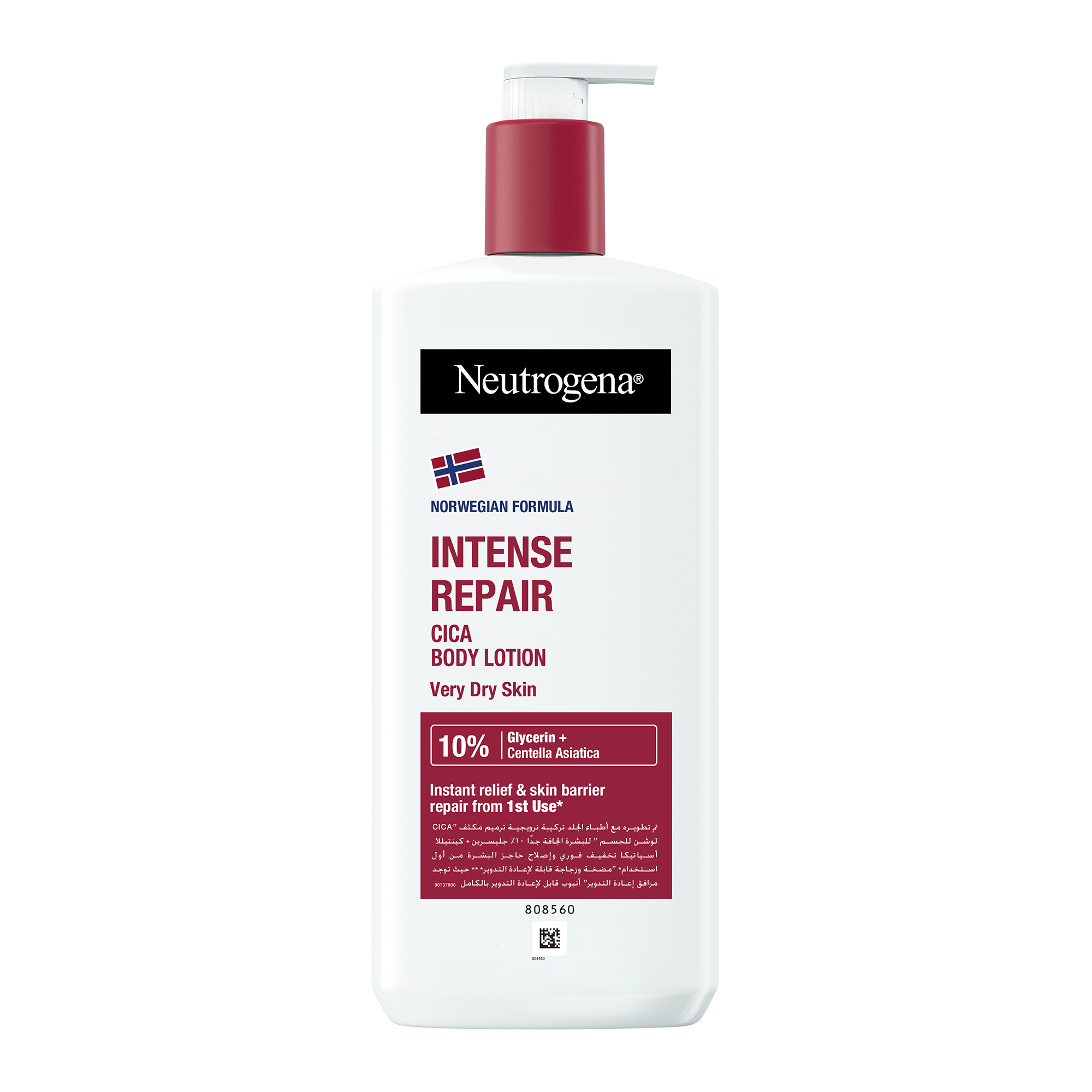 Neutrogena Norwegian Formula Intense Repair Cica Body Lotion 400 ml