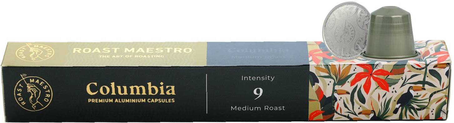 Roast Maestro Columbia Premium Coffee - 10 Capsules