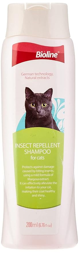 Bioline Insect Repellent Shampoo For Cats - 200 ml