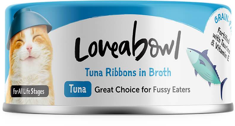 Loveabowl Tuna Ribbons In Broth - 70 gm