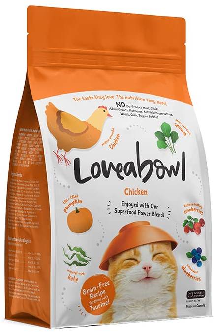 Loveabowl Chicken Dry Food For Cat -  4.1 kg