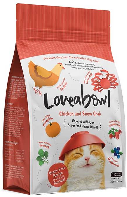 Loveabowl Chicken & Snow Crab Dry Food For Cat - 4.1 kg