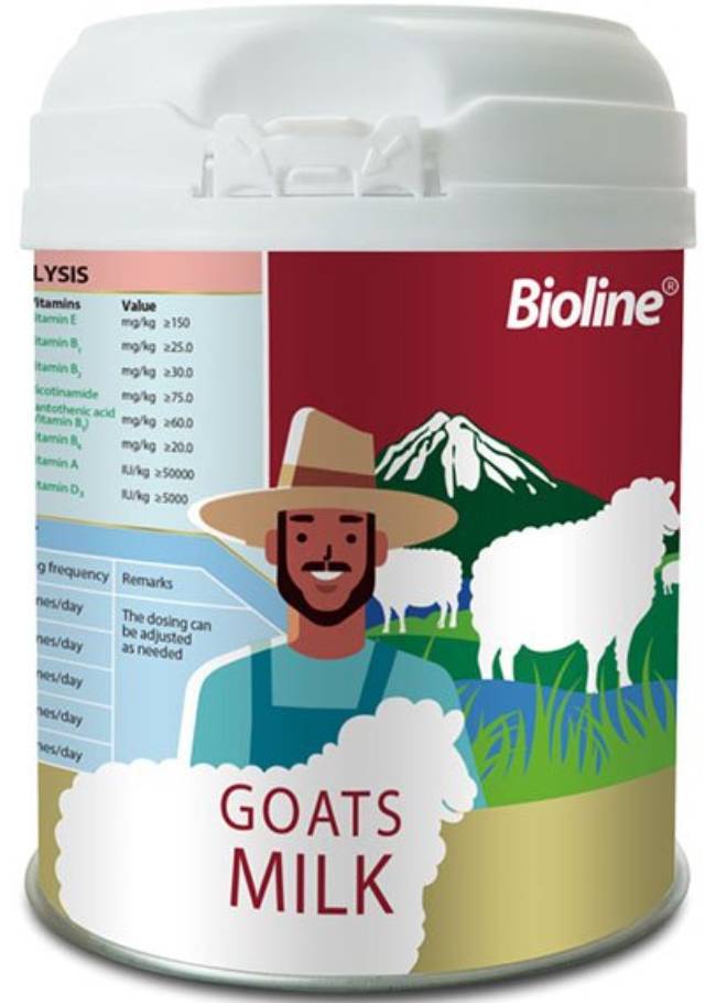 Bioline Goat Milk Powder For Cats & Dogs - 200 gm