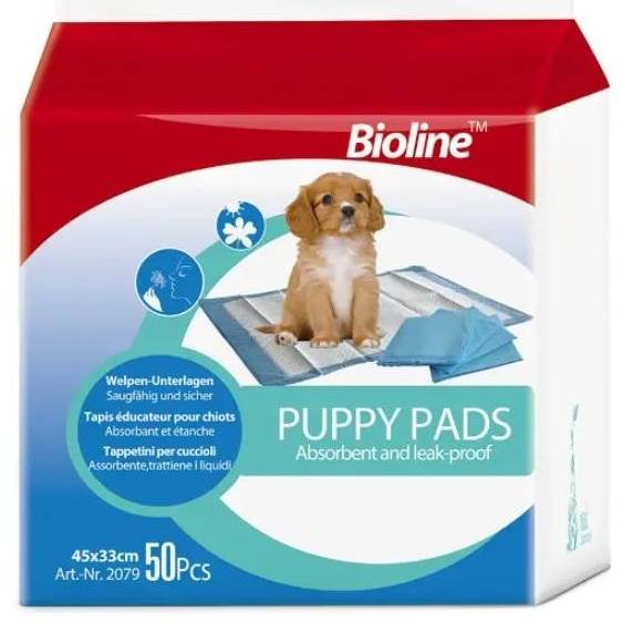 Bioline Puppy Pads 45 In 33cm - 50 Pcs