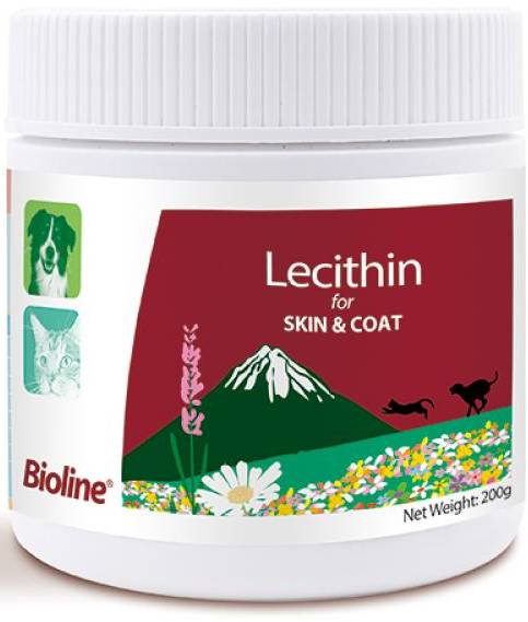 Bioline Lecithin For Skin & Coat For Cats & Dogs - 200 gm