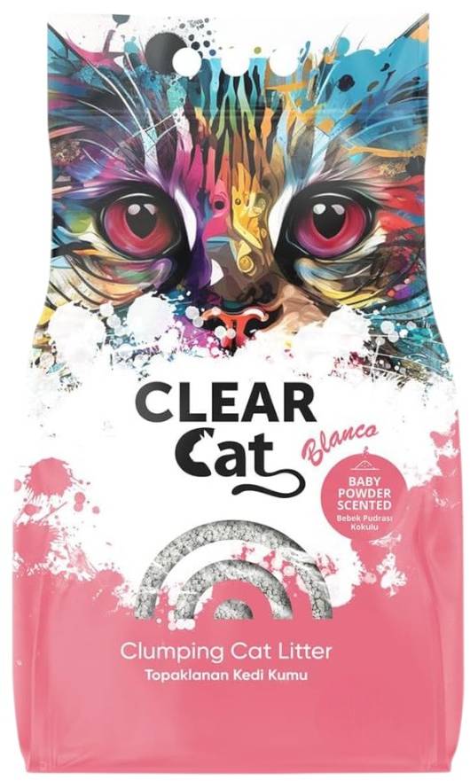 Clear Cat Blanco Baby Powder Cat Litter - 10 L