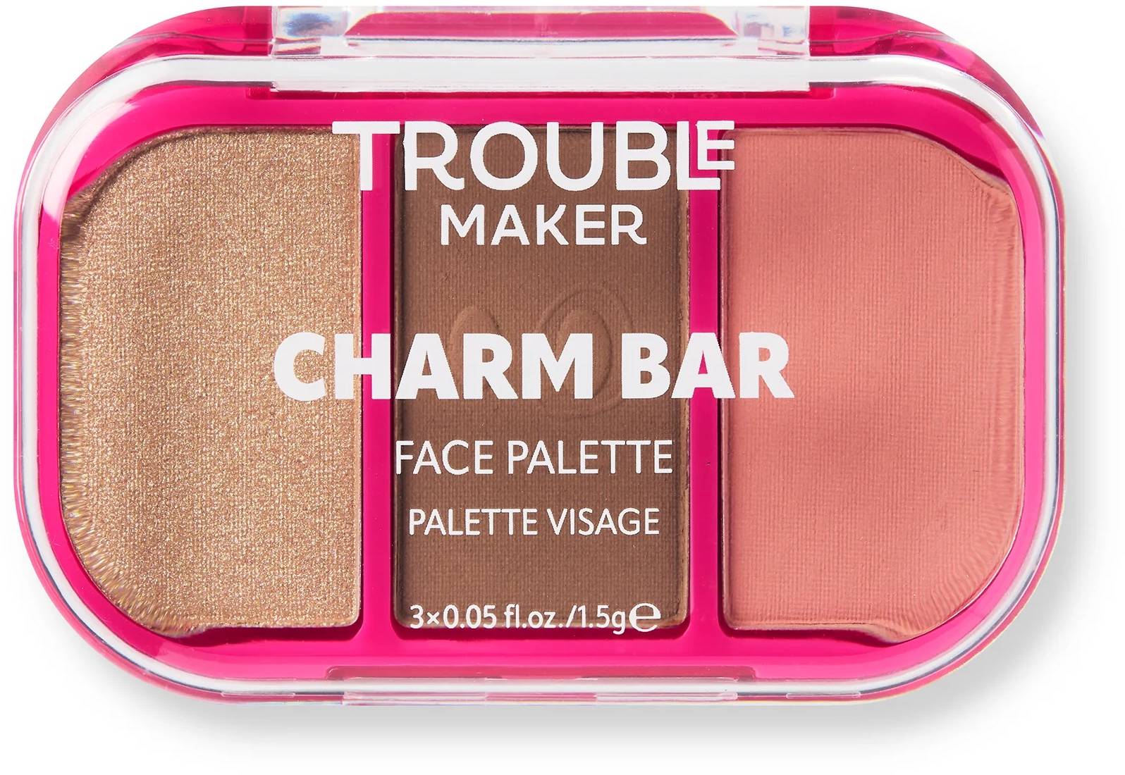 Trouble Maker Charm Bar Face Trio Palette Good Luck