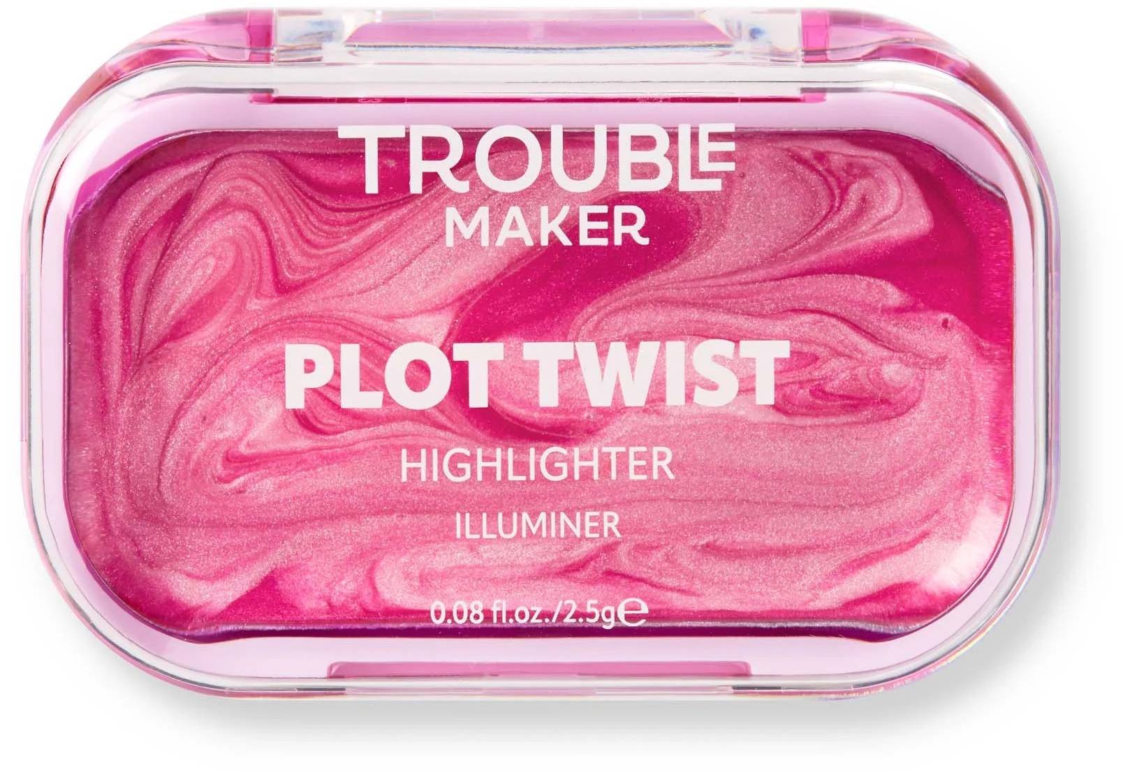 Trouble Maker Plot Twist Cream Highlight - Spiralling Pink
