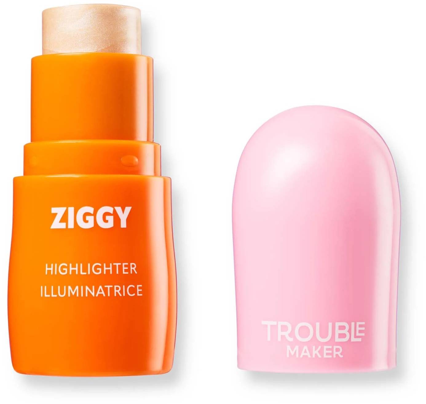 Trouble Maker Ziggy Stick Glass Highlight - Stardust Gold