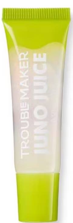 Trouble Maker Juno Juice Lip Gloss - Casper Clear Shimmer