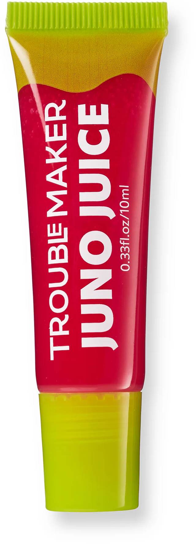 Trouble Maker Juno Juice Lip Gloss - Paris Hot Pink