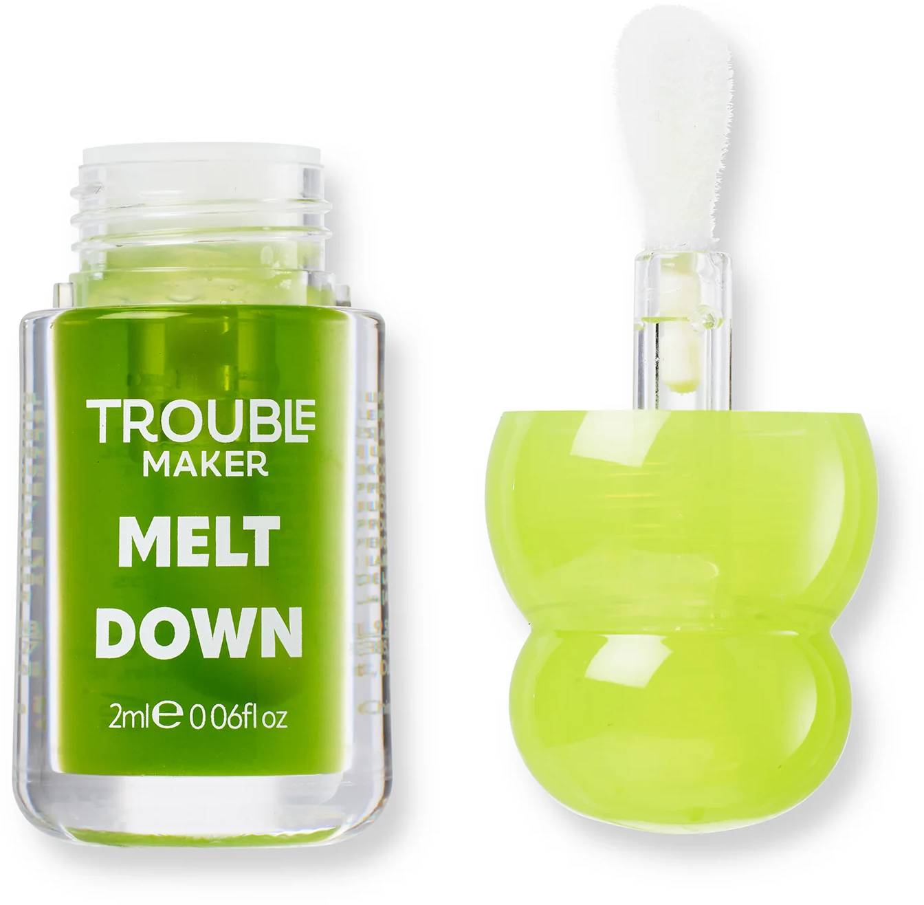 Trouble Maker Melt Down Lip Oil - Dizzy Busy Green