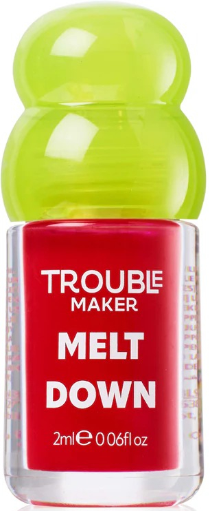 Trouble Maker Melt Down Lip Oil - Overload Pink