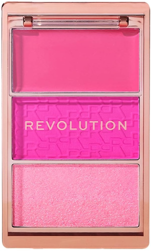 Revolution Blush Icon Palette Hot Pink Flag
