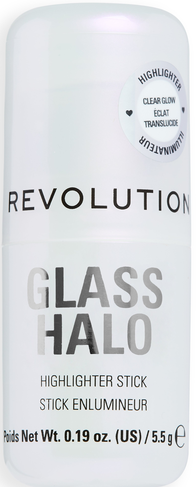 Revolution Glass Halo Highlighter Stick - Clear Glow