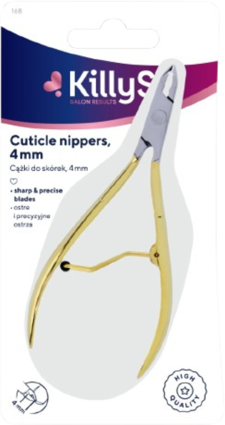 Killys Cuticle Nippers 24k Gold