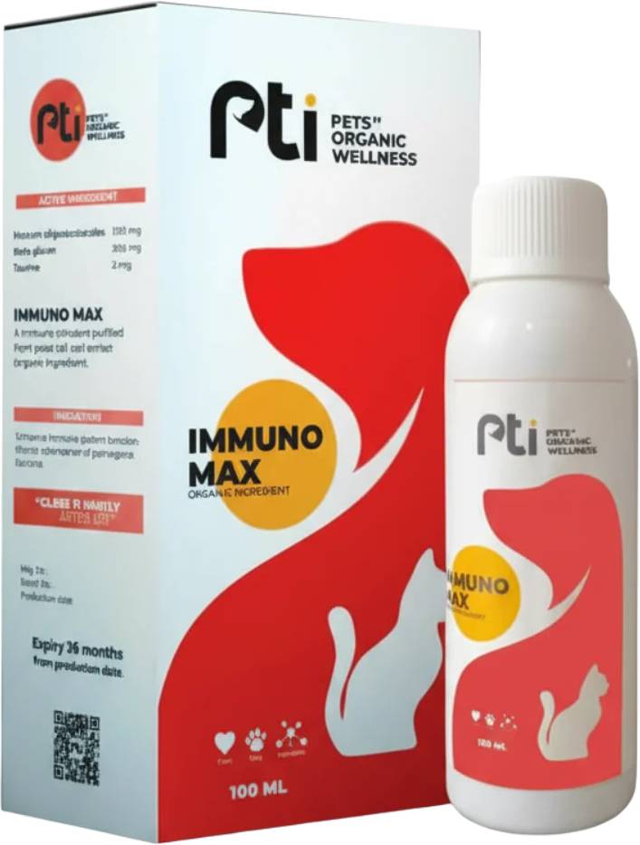 Pti Immunomax Immune Support Syrup For Cats & Dogs - 100 ml