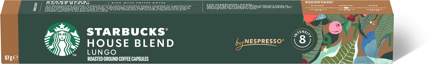 Starbucks House Blend Nespresso - 18 Capsules