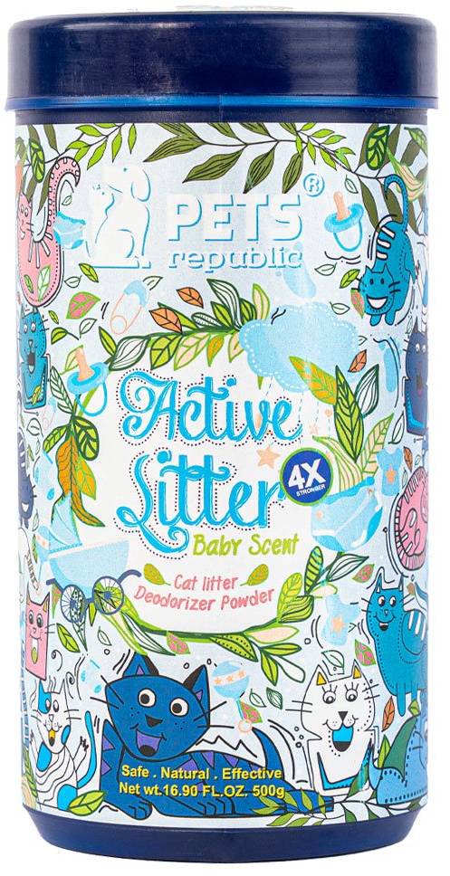 Pets Republic Cat Litter Deodorizer Baby Scent -  500 gm