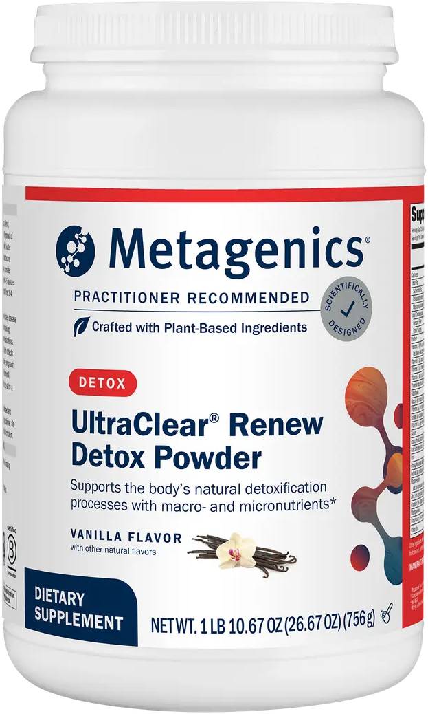 Metagenics Ultraclear Renew Detox Powder Vanilla - 756 Gm
