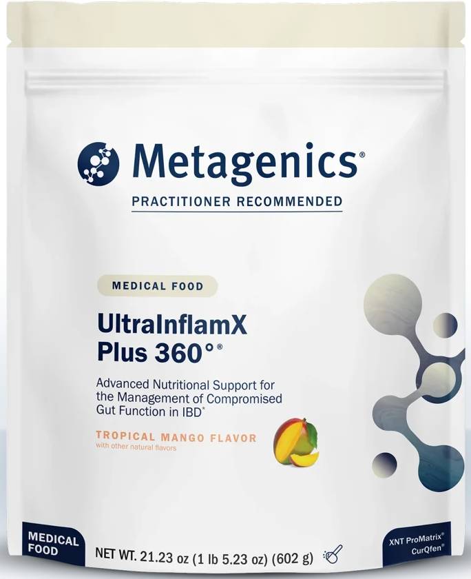Metagenics Ultrainflamx Plus 360° Tropical Mango - 602 gm