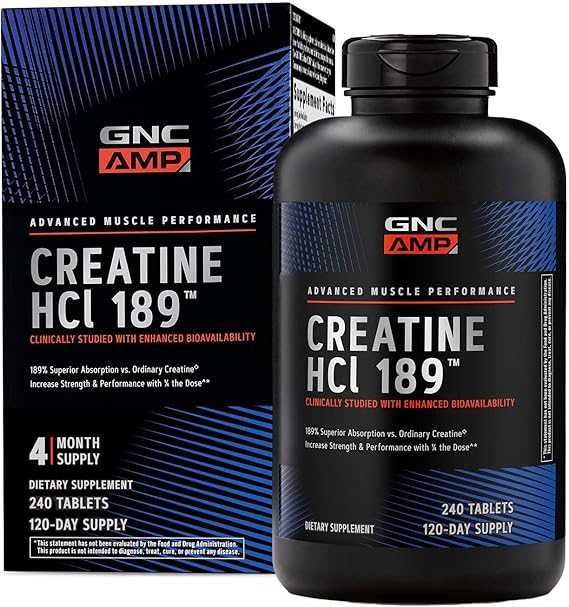 Gnc Creatine 189 240 Capsules