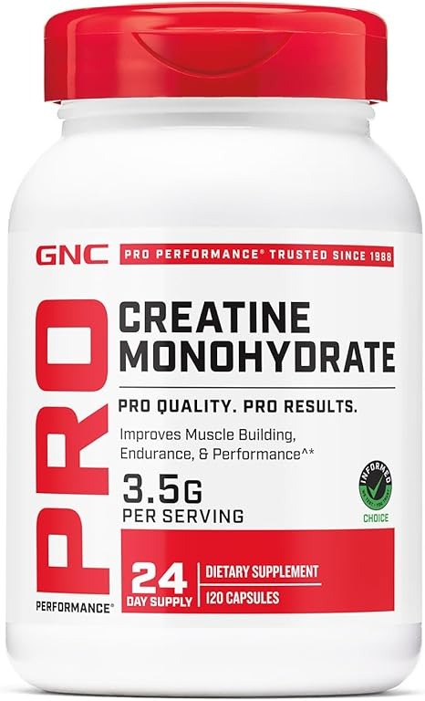 GNC Pro Performance Creatine Monohydrate 3500 mg - 120 capsules