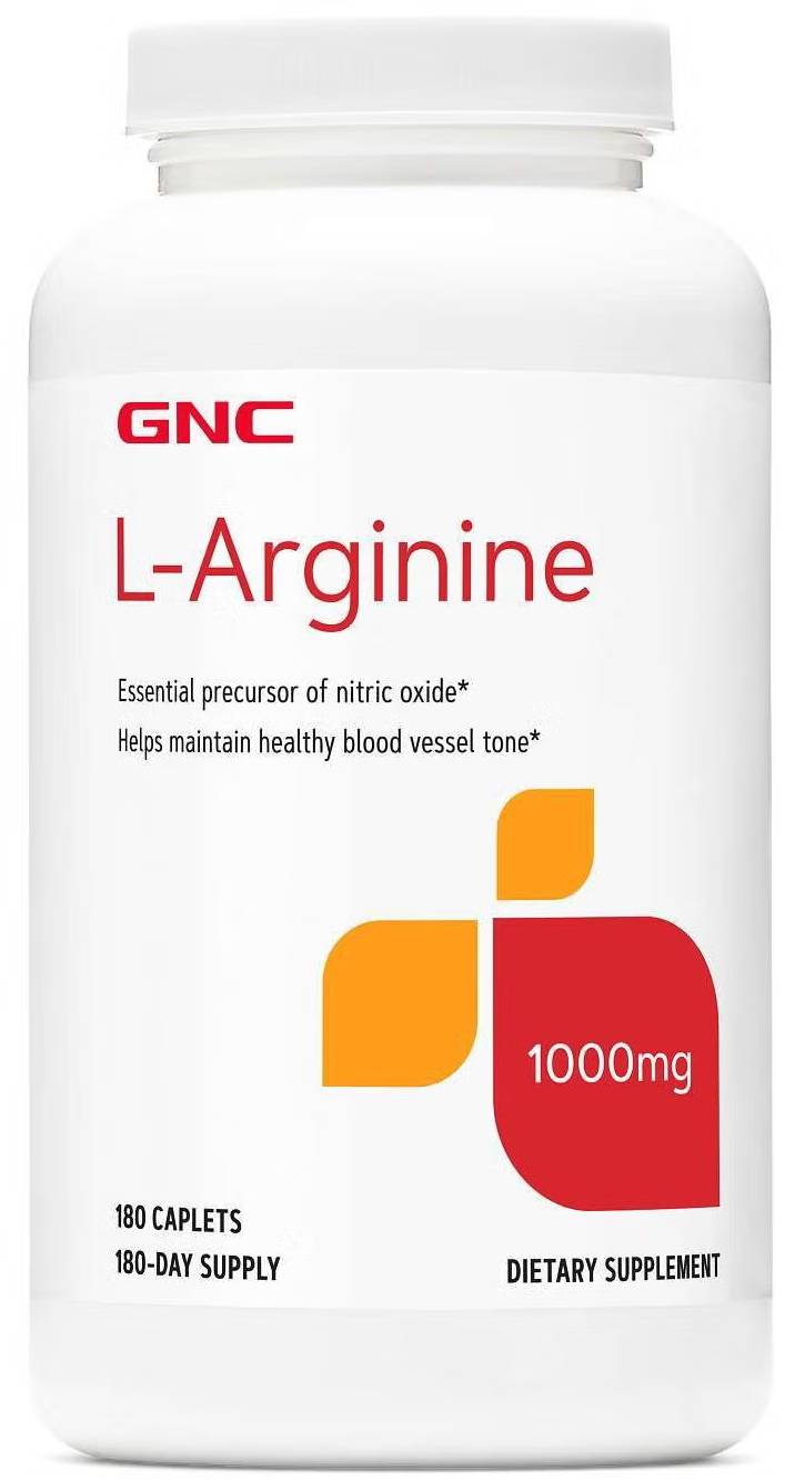 Gnc L-Arginine 1000 mg - 180 Caplets