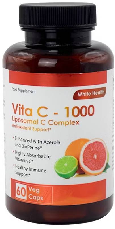 White Health Liposomal Vitamin C 1000 mg - 60 Veg Capsules