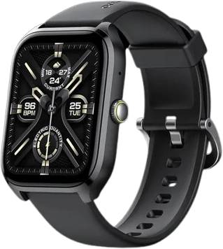 Oraimo Watch 5 Lite Smart Watch, 2.01 Inch HD IP68 - Black
