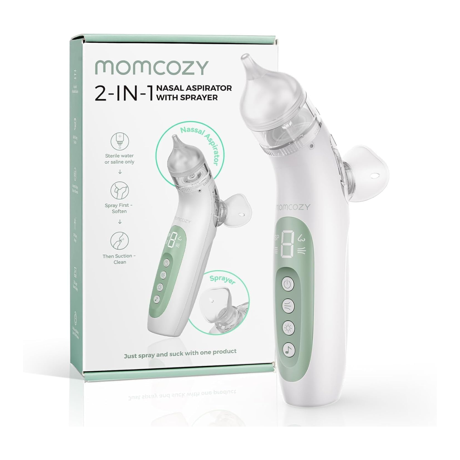 Momcozy Breezyclear 2 In 1 Electric Nasal Aspirator