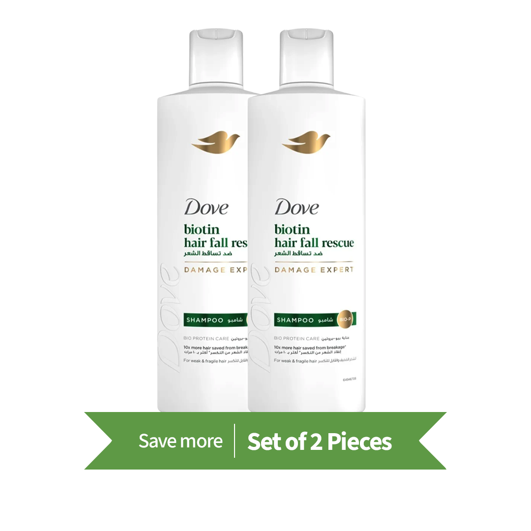 Dove Shampoo Hair Fall Rescue 400 ml- Twin Pack
