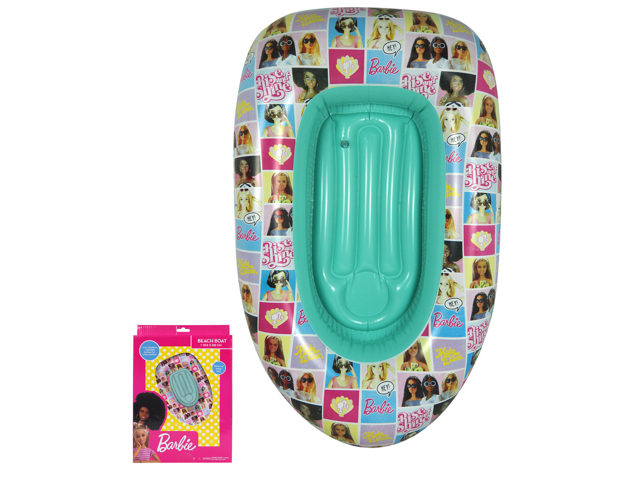 Kid Land Barbie Inflatable Boat