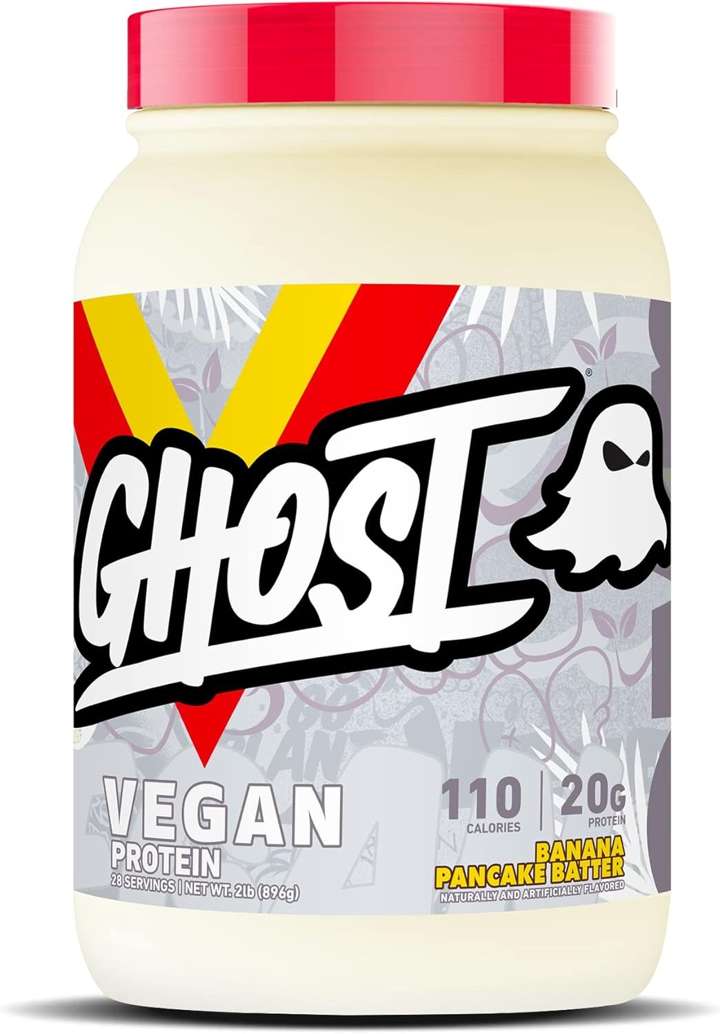 Ghost Vegan Banana Pancake Batter - 28 Servings