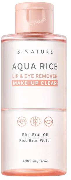 S.Nature Aqua Rice Lip & Eye Remover - 145 ml