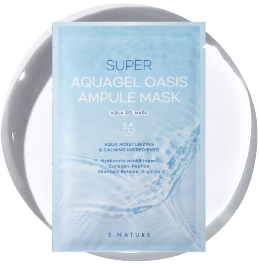S.Nature Super Aquagel Oasis Ampoule Mask Pack Of 10 30 ml