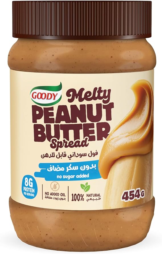 Goody Natural Peanut Butter No Sugar - 454 gm