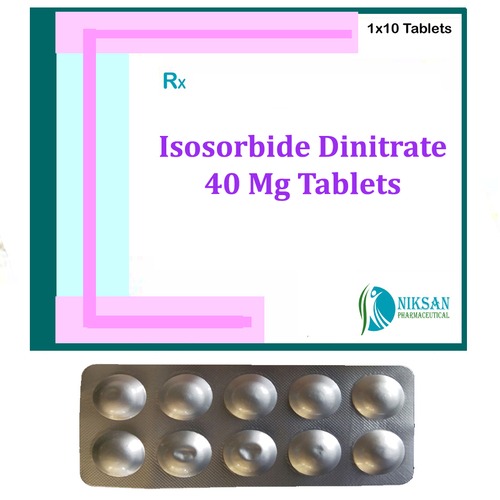 Isosorbide Dinitrate 40 mg - 100 Tablets
