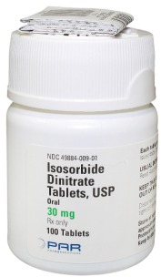Isosorbide Dinitrate 30 mg - 100 Tablets