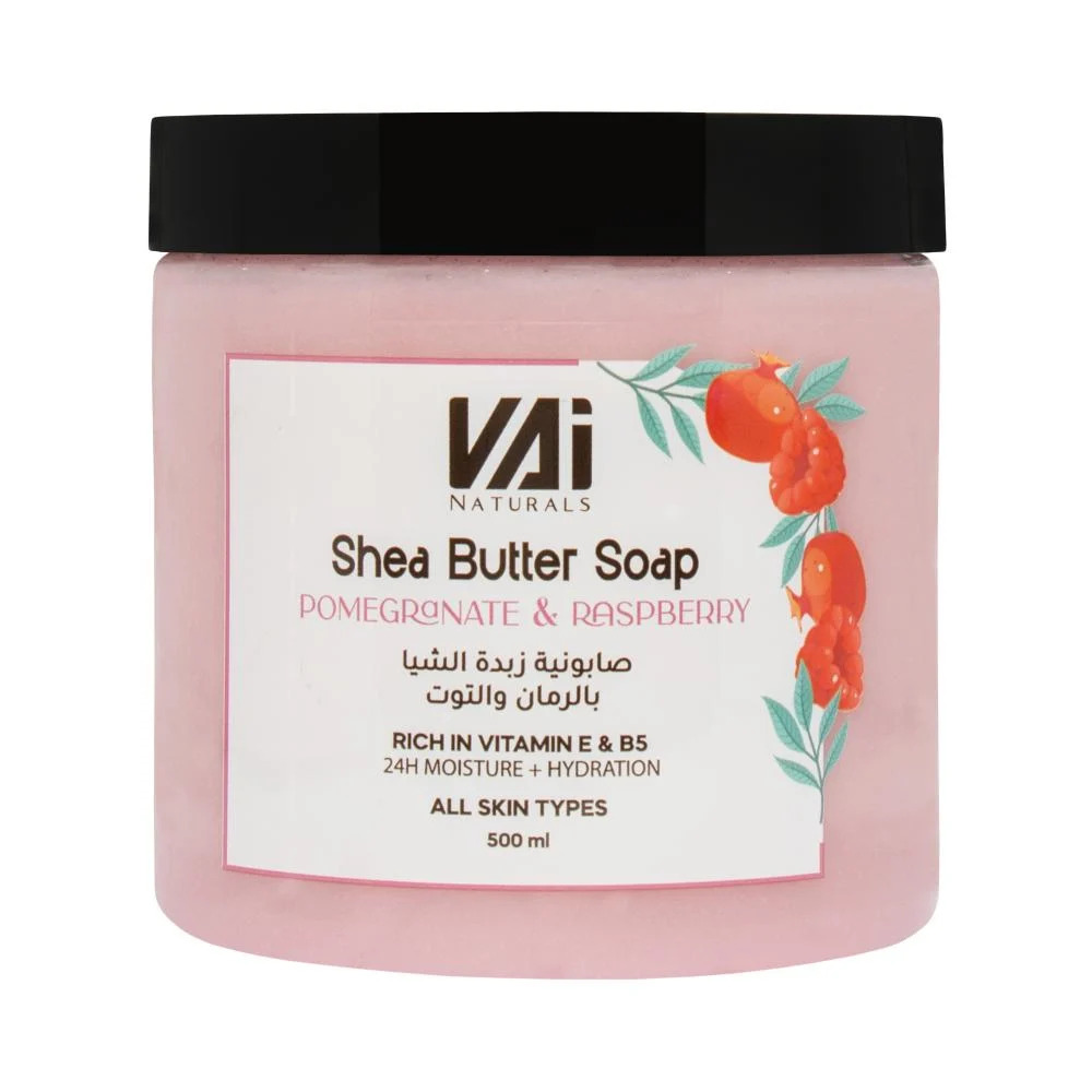 Vai Pomegranate And Raspberry Shea Butter Soap 500 ml