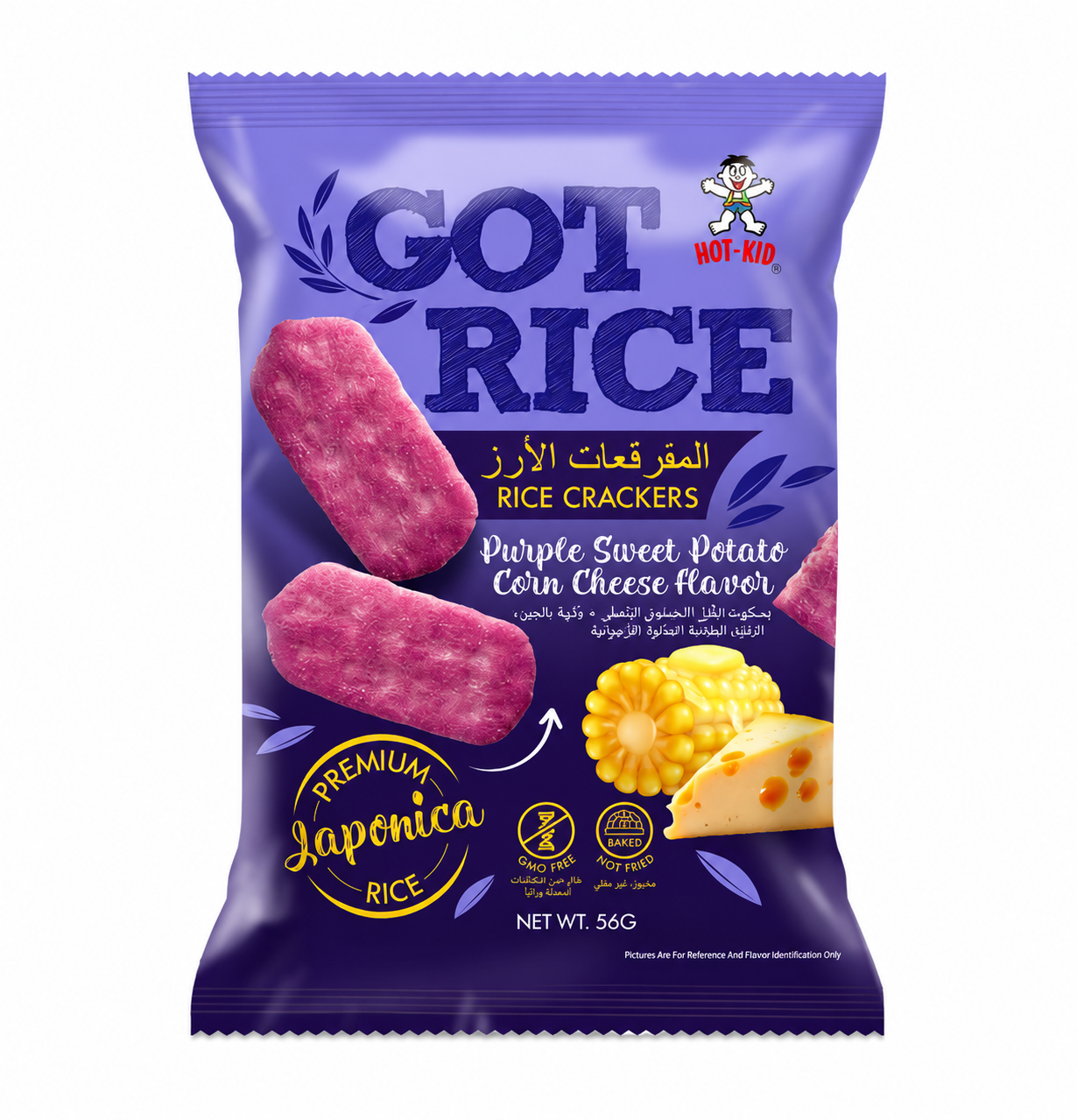 HOT-KID  Got Rice Corn Cheese 56g
