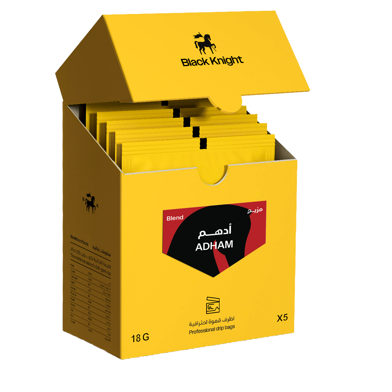 Black Knight Drip Box Adham Blend - 5 Pcs
