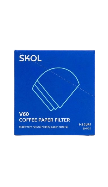 Skol Coffee Filter Paper V60 01 - 50 pcs