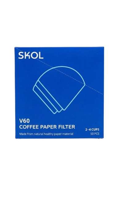 Skol Coffee Filter Paper V60 02 - 50 pcs