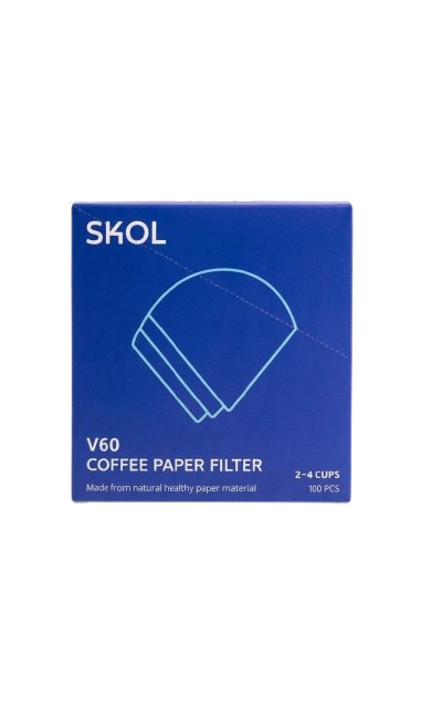 Skol Coffee Filter Paper V60 02 - 100 pcs