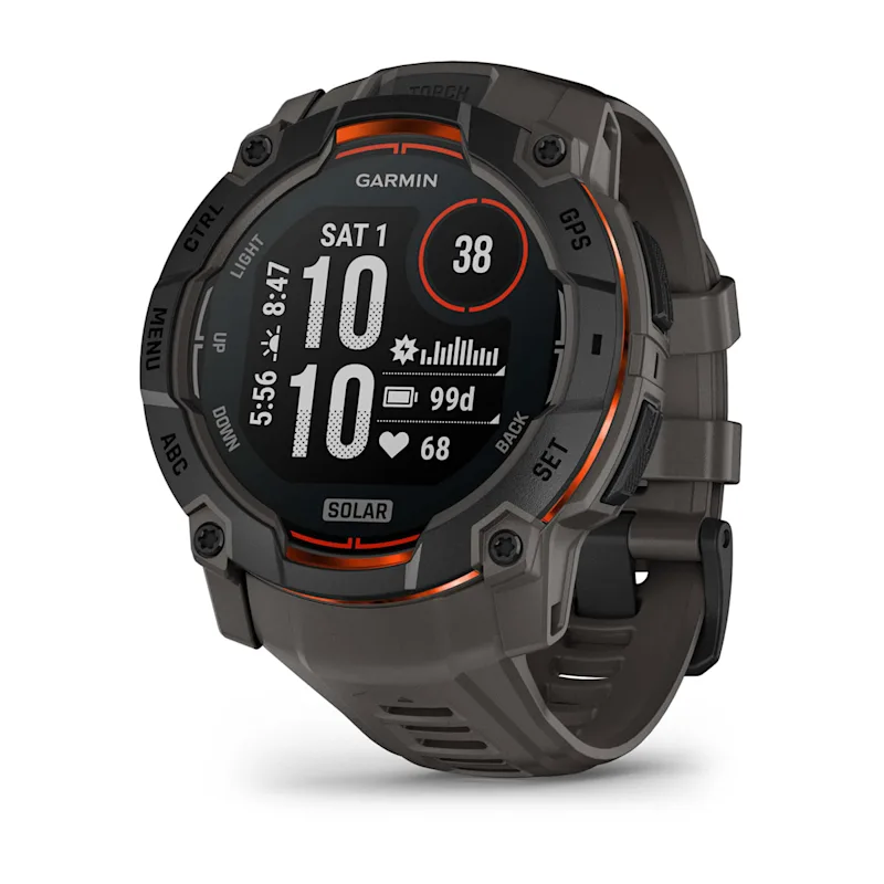 Garmin Instinct 3 Smartwatch Solar Charcoal Band - 50mm