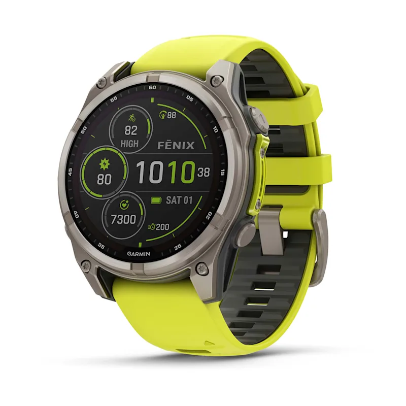 Garmin Fenix 8 Smartwatch Solar Yellow Graphite Band 47mm