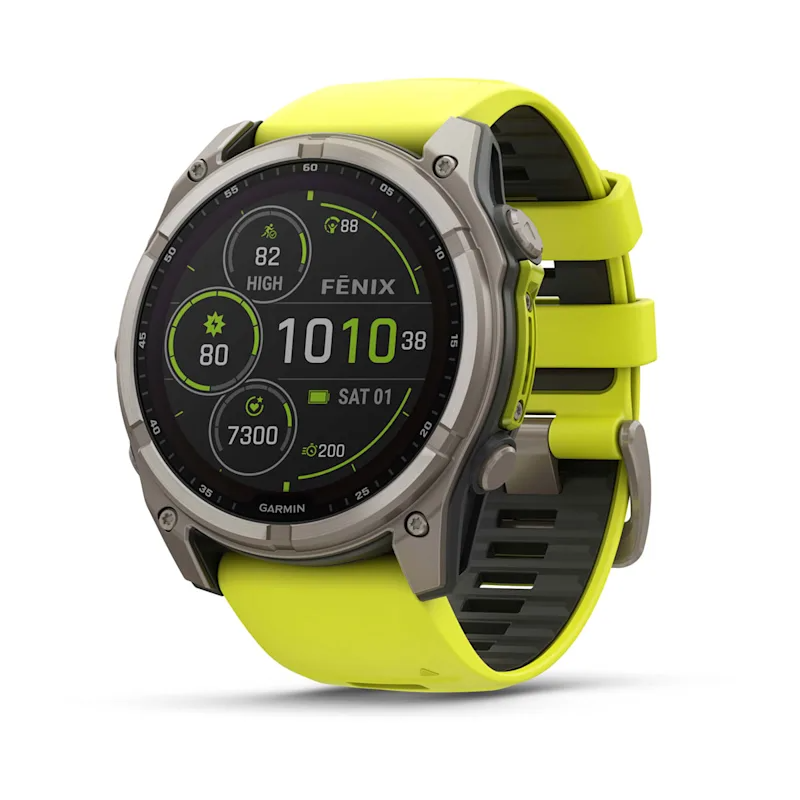 Garmin Fenix 8 Smartwatch Solar Yellow Graphite Band 51mm