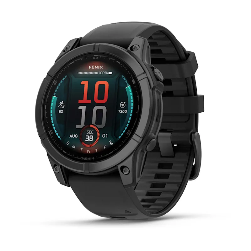 Garmin Fenix E Smartwatch Amoled Black Silicone Band 47mm