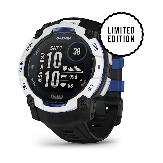 Garmin Instinct 3 Smartwatch Solar Black Blue Band - 50mm